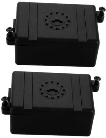 KOMBIUDA 2pcs Rc Car Case Crawler Box for Rc Crawler Plastic Receiver Box Outdoor Use