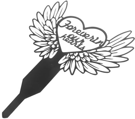 VILLFUL Piquet Commémoratif pour Jardin Plaque Décorative Mémoire Animaux pour Cimetières Extérieurs