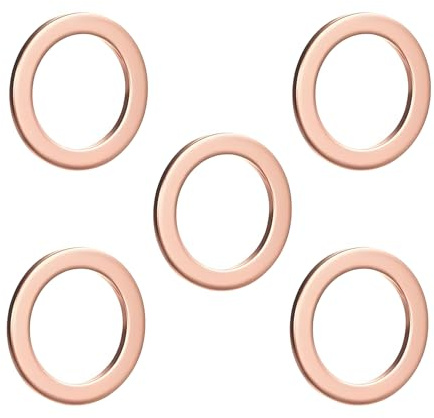 5 tornillos magnéticos de drenaje de aceite, junta magnética, tuerca de drenaje de cárter de aceite, tornillo de drenaje universal, adaptador para la mayoría de los modelos de automóviles