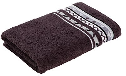 frottana Country Handtuch 50 x 100 cm aus 100% Baumwolle, graphite