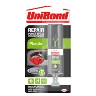 UniBond Repair Plastic Power Epoxy Syringe 25ml