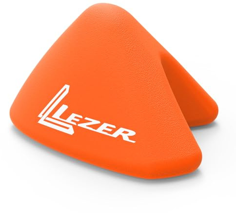 LEZER Trigger Massage Point, Manual Massage Ball, Hip Hook, Muscle Knot Release Tool, Deep Tissue Relief, Hip Flexor Iliacus Back Psoas Hand Foot Myofascial, Physical Therapy, 2.9 inｘ2.1 in（Orange）