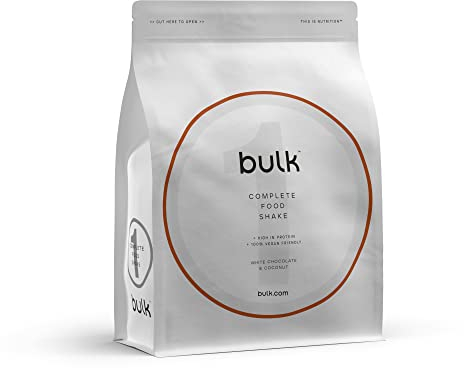 Bulk 1, Kompletter Mahlzeitenersatz, vegan, Complete Food Shake, Hoher Proteingehalt, Weiße Schokoladenkokosnuss, 3 kg