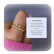 Anillo de regalo para mi hija, anillo giratorio de múltiples capas para mujer, anillo giratorio de plata para aliviar el estado de ánimo, regalo del día de la madre, otros, otros, Otros, otro