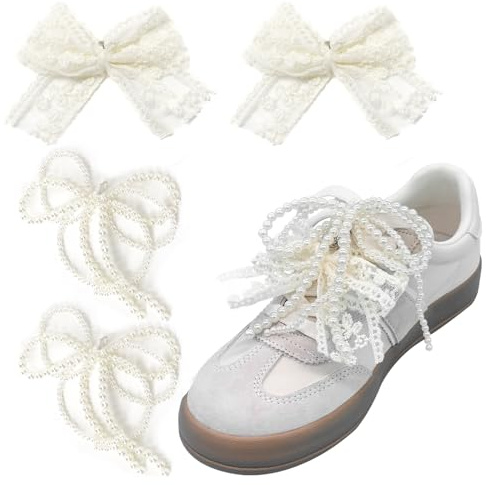 Breloques de chaussures pour baskets, élégantes breloques papillon pour lacets de chaussures Sambas, bijoux et accessoires de chaussures pour femmes et filles, Small, Plastique, Pas de gemme