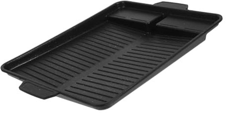 CRILSTYLEO 1 Pc molde para hornear médica parrilla de gas portatil estufa plancha cocina cacerola antiadherente frigideira antiadherente sartén para parrilla de barbacoa aluminio