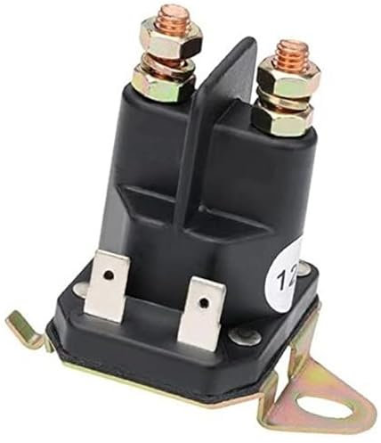 Vuzmode Solenoide de Arranque for Tractor cortacésped Husqvarna 192507, 725-06153A, MTD, Troy Bilt y Yard Man, 12 V CC. Relé de Arranque para Tractor de jardín