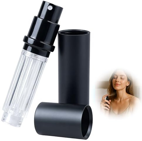 Aisikoo Parfümzerstäuber Nachfüllbar 5ml – Parfüm Abfüller ohne Trichter, Mini Parfum Zerstäuber für unterwegs, praktische Perfume Travel Bottle für Reise & Handtasche