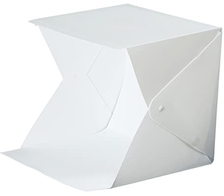 1 Set Box Fotografico Professionale con Softbox Illuminato Design per Piccoli Oggetti Sfondi Colorati per Fotografia