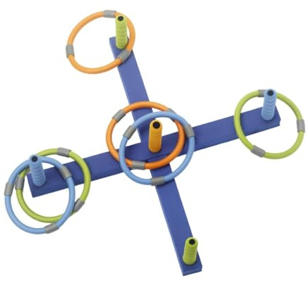 SZLIFE Gioco di Lancio dell'anello per Bambini, Giocattolo in Morbida Schiuma, integrazione sensoriale, Gioco di Lancio, Set per Barbecue, Parco Giochi