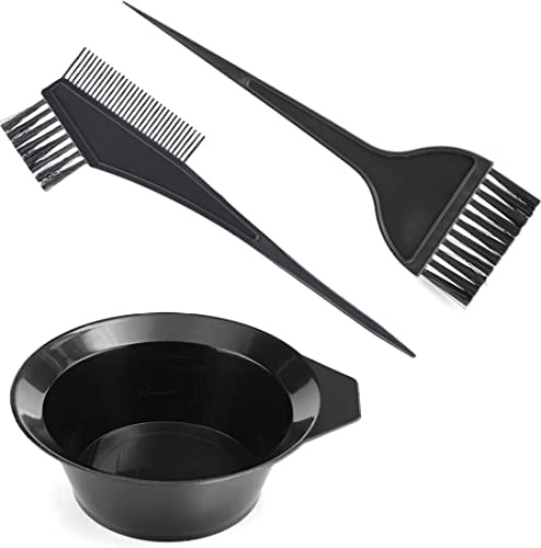 Set Per Tintura Per Capelli Pettine Per Tintura Per Capelli Pennello Con Ciotola Per Miscelazione Applicatore Per Colorazione Pettine Strumento Per Salone Fai Da Te, Ciotola Per Parrucchiere