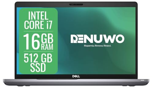 Dell Precision 3551 Ordinateur portable 15,6 FHD | Intel Core i7-10750H | 16 Go RAM | 512 Go SSD | NVIDIA Quadro P620 4 Go | Win 11 Pro | Clavier italien | Station de travail mobile (reconditionné)