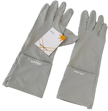 CAZSTYK Guantes antideslizantes largos y delgados para montar en bicicleta, guantes de protección solar, guantes de manga larga para conducir, ciclismo, para mujeres y hombres, ciclismo al aire libre