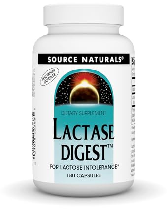 Source Naturals Lactase Digest, for Lactose Intolerance* - 180 Capsules