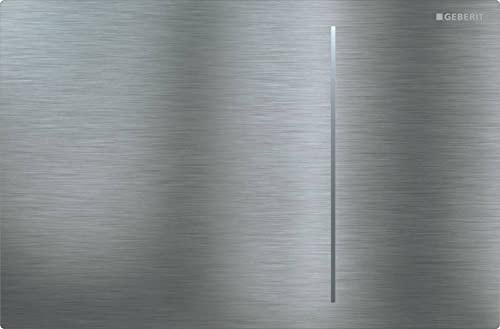 Geberit, Piastra di azionamento per cassette di risciacquo ad incasso Sigma 70 115.620.FW.1 per, doppio scarico, acciaio INOX, 115620FW1