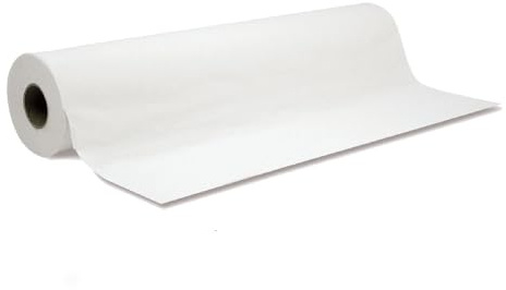 SKINACT White Disposable Non-woven BED Cover Roll Perforated (23 Wide X 375 Feet Long)Massage Table Sheets Wax Facial Chair