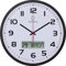 Renkforce HD-WRCL135 - Orologio da parete radio, 32 x 4,5 cm, colore: Nero