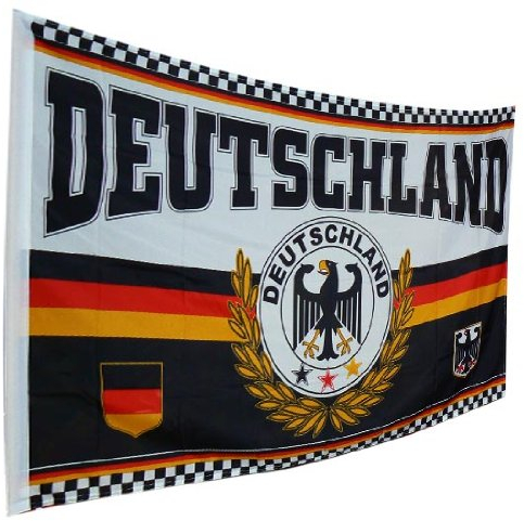 Deutschland - Germany Fahne Flagge / Motiv Adler 150 x 90