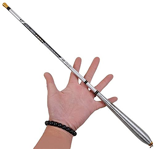 NGHSDO Canna da Pesca Fissa Mini in Fibra di Carbonio Flusso Canna da Pesca telescopica Ultra Short Pesca Ultra Light Pole for Freshwater Canna da Pesca (Color : 3.0m)