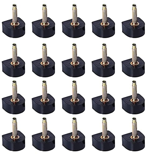 Embouts à Talon Remplacement, Clou Talon Chevilles de Rechange pour Chaussures à Talons Hauts, Plaques de Talon Embouts à Talon Remplacement Talon pour Femmes Chaussures Talons, U 10 x 10 mm,10 Paires