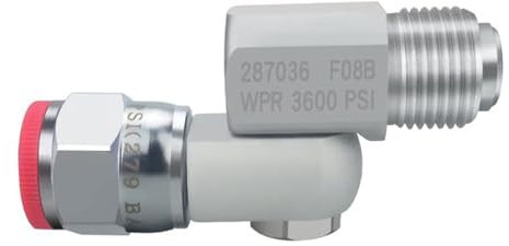 Vanne d'arrêt avec articulation pivotante 287030 3600 Airless Pulvérisateur de peinture avec articulation pivotante et vannes de commande pour pulvérisateurs haute pression