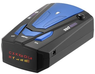 Détecteur De Radar pour Voiture, Détecteur De Radar Longue Portée avec Détection Pleine Bande 360°, 200-800m De Distance D'alerte De Vitesse pour Une Meilleure Sécurité du Véhicule