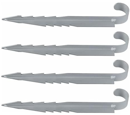 ycezw Trampoline Stakes Heavy Duty Trampoline Wind Stakes - Enjeux de sol pour swing, ancres oscillantes en métal pour jardin, outils d'ancrage pour équipement d'extérieur
