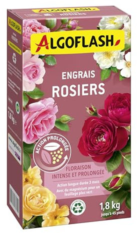 Algoflash Engrais Rosiers, Action prolongée - 1,8 kg