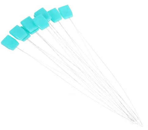 GARVALON 15 Infila-Ago Lunghi da 20 CM in Filo D’Acciaio Manico in Plastica Strumento per Infilare Aghi da Ricamo e Maglieria Dispositivo Rapido per Cucito e Lavori Artigianali di