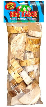 Bird Kabob Natural Yucca Parrot Chips (Pack of 20)