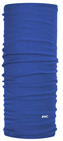 P.A.C. Original Royal Blue Multifunktionstuch - nahtloses Mikrofaser Halstuch, Unisex, 10 Tragemöglichkeiten
