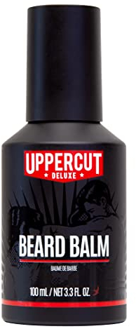Uppercut Deluxe Beard Balm for Men, Light Hold Beard Conditioner, Bartbalsam für Männer auf Wasserbasis, Pflegender Bartbalsam mit Leichtem Glanz, 100ml