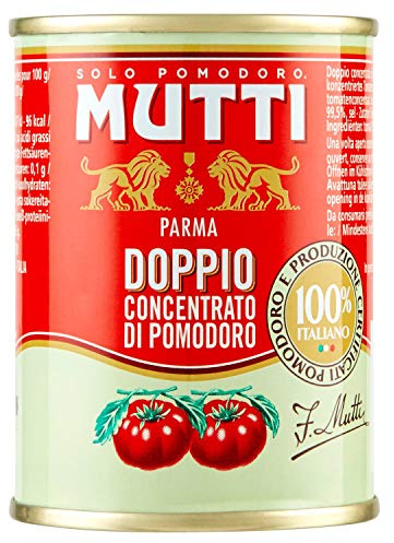 Mutti Doppio Concentrato di Pomodoro - doppelt konzentriertes Tomatenmark (1 x 140 g)