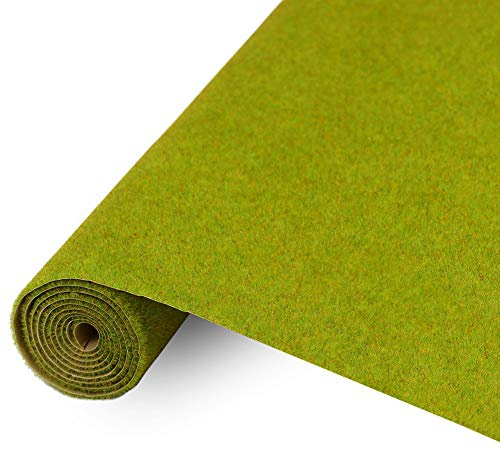 Evemodel CP103 Tapis de gazon artificiel pour trains en herbe verte 40 x 100 cm ou 15,7 x 39 pour décoration, bricolage, décor de scène pour enfants