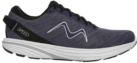 MBT GADI II LACE UP Herren Sportschuhe. Anatomische und Bequeme Laufschuhe. Physiologisches Schuhwerk für Komfort und Stabilität mit gebogener Sohle. Sneakers zum Laufen. Farbe Blau