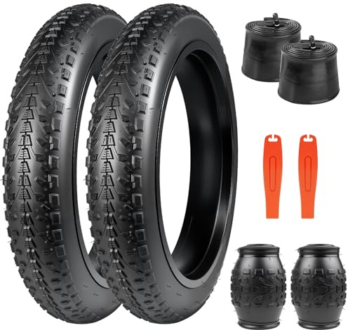 ZUKKA Confezione da 2 pneumatici per bicicletta elettrica, 26 x 3,0, rivestimento 76 – 559 Plus, 26 x 3,0, compatibili con pneumatici elettrici e intelligenti