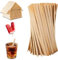 200 bastoncini per agitazione in legno, 11 cm di lunghezza, bastoncini di legno monouso, bastoncini di caffè in legno per il fai da te, bastoncini di ghiaccio in legno, adatti per caffè, tè, latte e