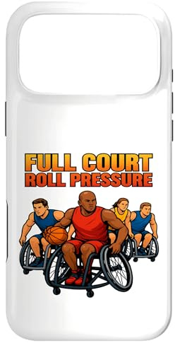 Jeux de Sport adaptatifs de Basket-Ball en Fauteuil Roulant Coque pour iPhone 17 Pro Max