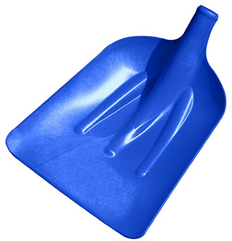 AUSOINIA - 84641 Pala de Nieve de aleación de Aluminio sin Mango, 730 gr 38x48 cm