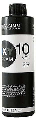 Makki Crème capillaire professionnelle Oxy - 10 VOL (3 %) - 250 ml