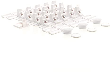 Toboli 10x Magnetische Kindersicherung für Schrank und Schublade, Magnetschloss babysicher, unsichtbares Schrankschloss für Kinder und Haustiere