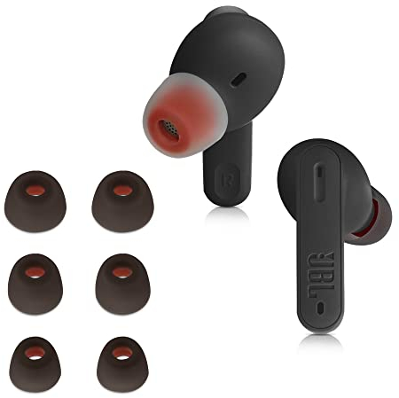 kwmobile 6X Embout Compatible avec JBL Tune 230 NC TWS / T230NC - Embouts de Rechange en Silicone - 3 Tailles