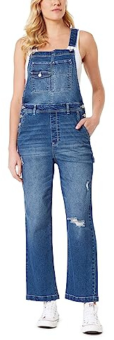 WallFlower Women's Overalls Juniors (Standard and Plus), Cedar Utility, X-Large