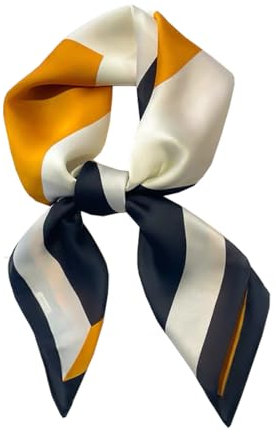 KOOYOL Seid Schal Halstücher Damenschal Faux Seidenschal Seidentuch Seide Leicht Seidenschal Bandana Halstuch Kopftuch