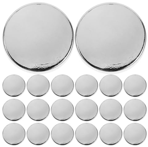 Tofficu 30 Pcs Silver Metal Buttons 0.71 in Flat Coat Buttons for Jackets Blazers and Costumes Decorative Sewing Buttons for DIY Fashion Craft Projects