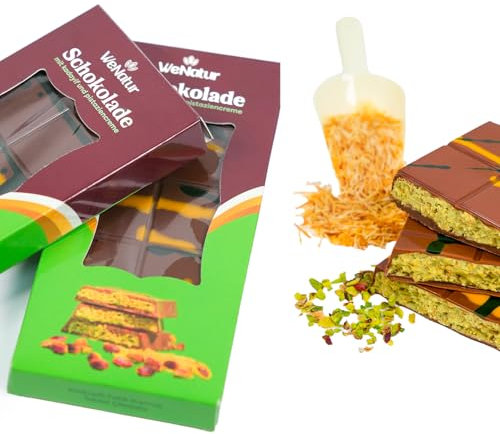 WeNatur Chocolat style Dubaï pistache, 200 g – crème pistache dubaï style chocolat, Une Expérience Gourmande Élégante aux Saveurs Exotiques et Raffinées, Inspirée du Luxe Oriental, Chocolat Chaud