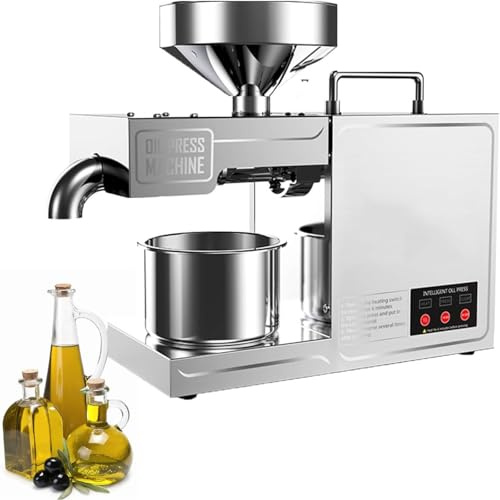 Máquina automática de prensado de aceite, prensa de aceite profesional, prensa automática de aceite, extractor de aceite de grado comercial para lino, maní, semilla de cáñamo, sésamo, girasol