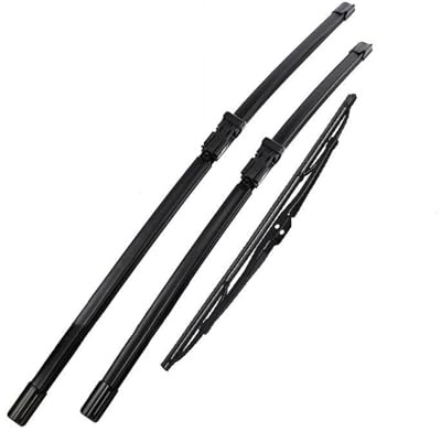 Limpia Parabrisas para Seat Ibiza 6J 2009-2012 Parabrisas Ventana Lluvia Cepillos 24+16+14 Juego De Escobillas Limpiaparabrisas Delanteras Y Traseras Escobillas limpiaparabrisas Coche