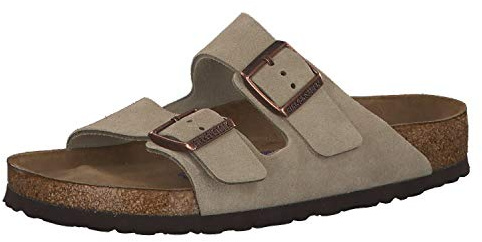 Birkenstock Arizona Suede Taupe Sandals-EU 37