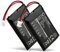 CELLONIC, Battery for Game console compatible with Sony Dualshock 4 V2, LIP1522, CUH-ZCT2E (3.7V, 1000mAh) 2 Pieces